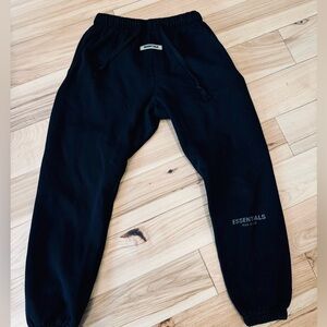 Black Essentials Sweatpants